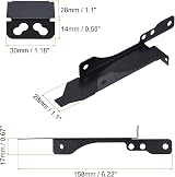 sourcing map 2 Set Graphics Card Dual Fan Cooling Bracket PCI Metal Mount view 2