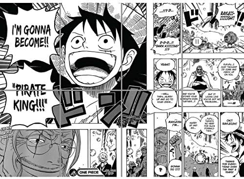 Amazon Com Doppelganger33 Ltd One Piece Manga Anime Cartoon Japan Home Decor Wall Art Multi Panel Poster Print 47x33 Inches Posters Prints