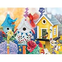 Puzzle Collector Art 500 Piece Puzzle - Friendly Neighbors III by Lafayette Puzzle Factory