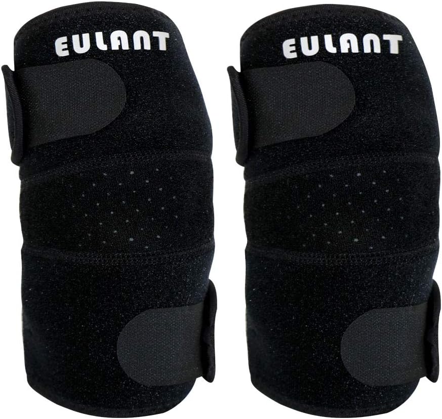 EULANT Elbow Pads for Kids, Children Elbow Protector Adjustable, Child Elbow Support Brace for Riding Scooter Skateboard Volleyball Football Basketball Dance Martial Arts Ski, S M L