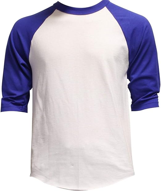 blue baseball tee