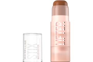 Maybelline Lifter Stix Multi-Use Face Stick - Contour, Bronzer, Concealer and Foundation Stick, All-In-One Creamy Face Makeup with Cranberry Seed Oil, 70, 1 Count