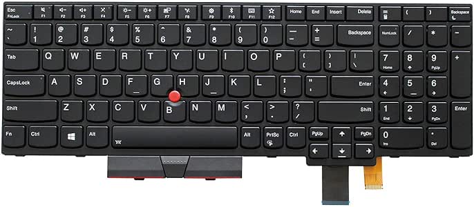 Amazon.com: ACOMPATIBLE Replacement Keyboard for Lenovo Thinkpad E580