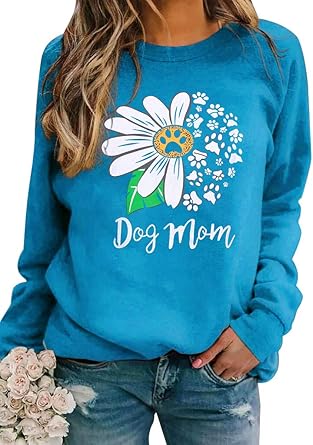 dog mom sunflower sweatshirt