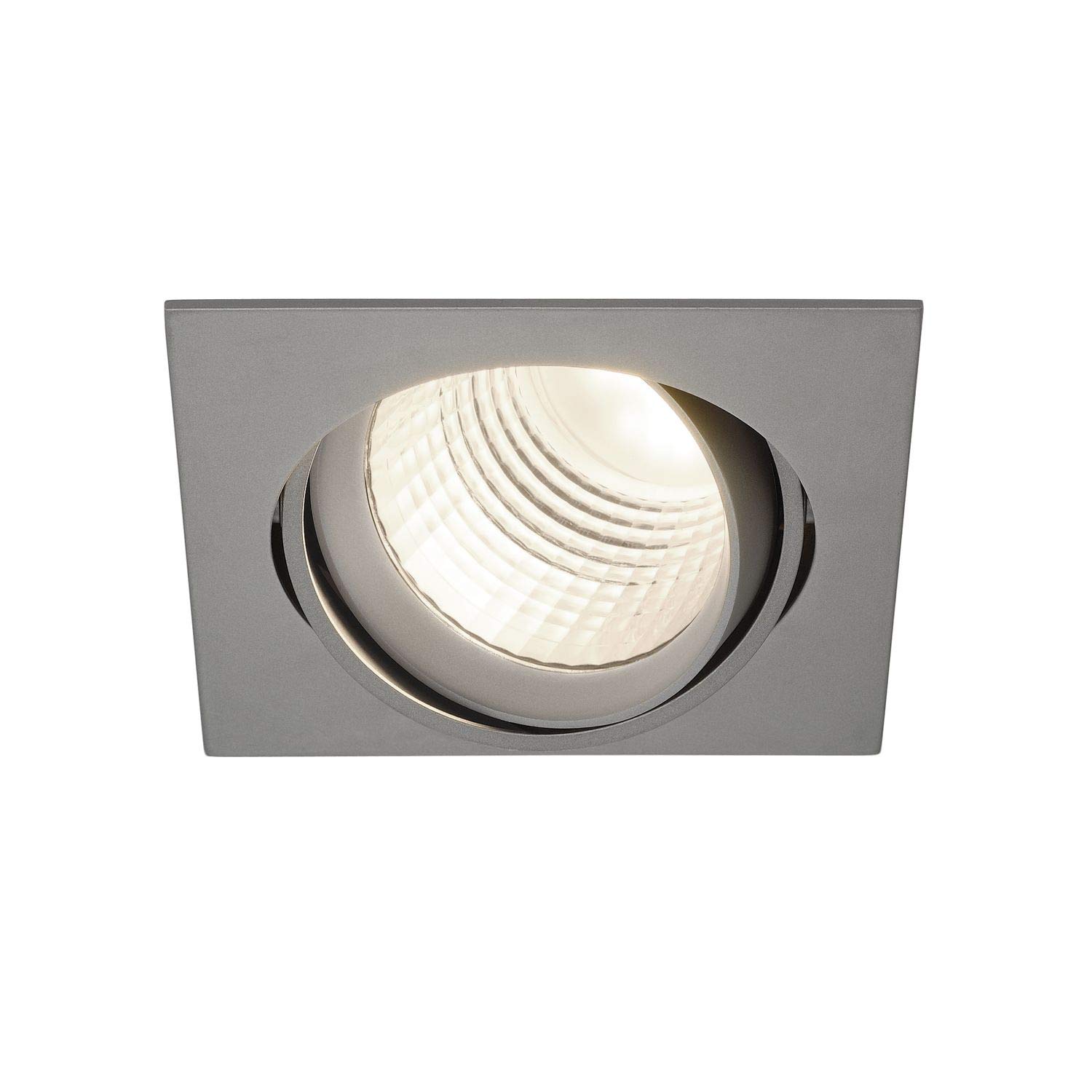 SLV New TRIA DLMI Square Downlight, Silvergrey, 4000K, 60Β°, Metal