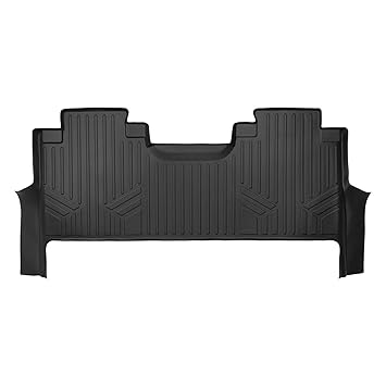 Maxliner Floor Mats 2nd Row Liner Black For 2017 2019 Ford F 250 F 350 Super Duty Crew Cab With 1st Row Bench Seat