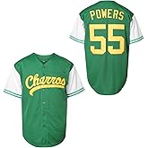 Kenny Powers 55 Jerseys Charros Eastbound and Down Myrtle Beach Mermen Movie Baseball Jersey for Men S-XXXL