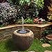 Cocofit Upgraded Solar Fountain with Battery Backup and 6 Nozzles, Floating Solar Water Fountain Pump, 2.5W Solar Powered Fountain Pump for Birdbath, Garden, Pond, Pool, Fish Tank, Aquarium