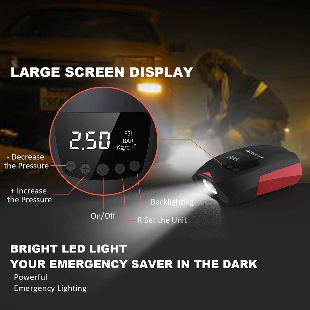 herramientas para coche compresor bomba