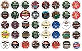 40 Count K Cup 2.0 Variety Sampler Pack - 40 Dark and / or BOLD K Cups for 2.0 and 1.0 Brewers - Green Mountain, Folgers, Martinson, Peet's, Lavazza, Cafe Bustello, Coffee People