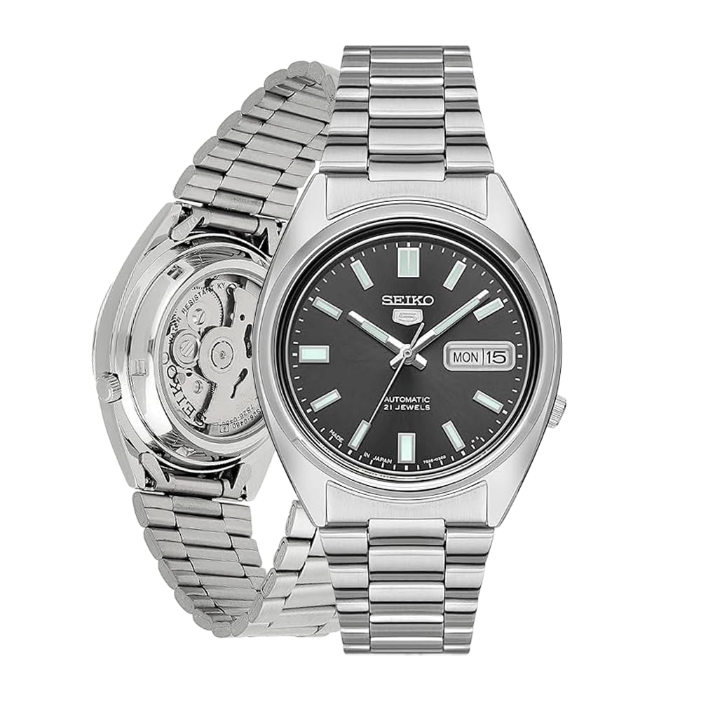 Seiko Unisex Analogue Quartz Watch with Stainless Steel Bracelet – SNXS79K