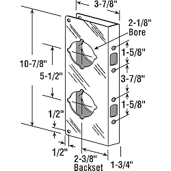 Prime-Line U 10750 Lock Door reinforcer, single