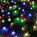 Solar LED String lights,Addlon Solar decorative lighting,23ft(7m) 50 LED 8work Modes,Blossom Ambiance lighting for Outdoor, Garden, Home, Wedding, Christmas party, Waterproof (Multicolor)