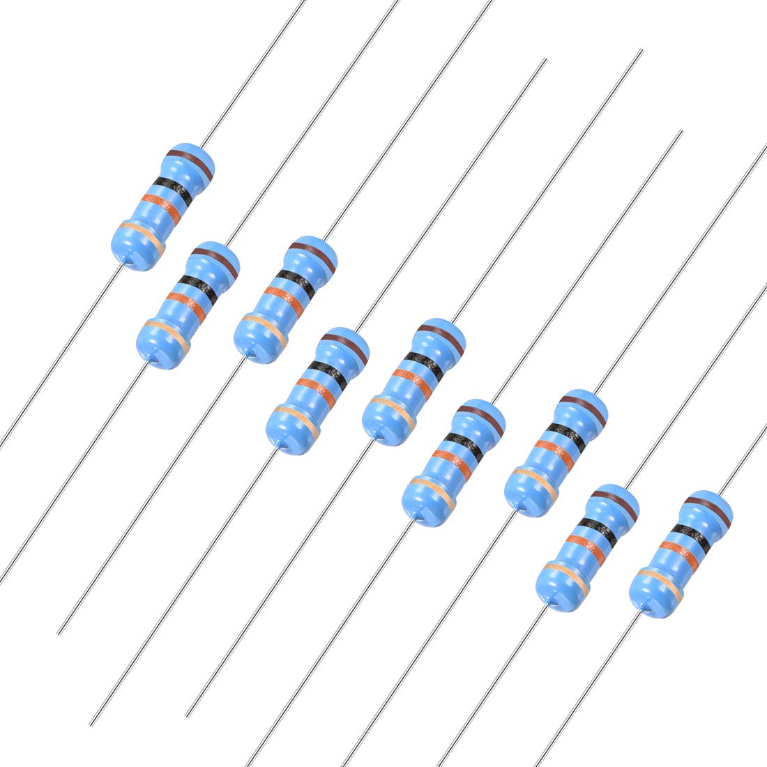 Axial Lead sourcing map 200Pcs 1M Ohm Resistor 4 Bands for DIY