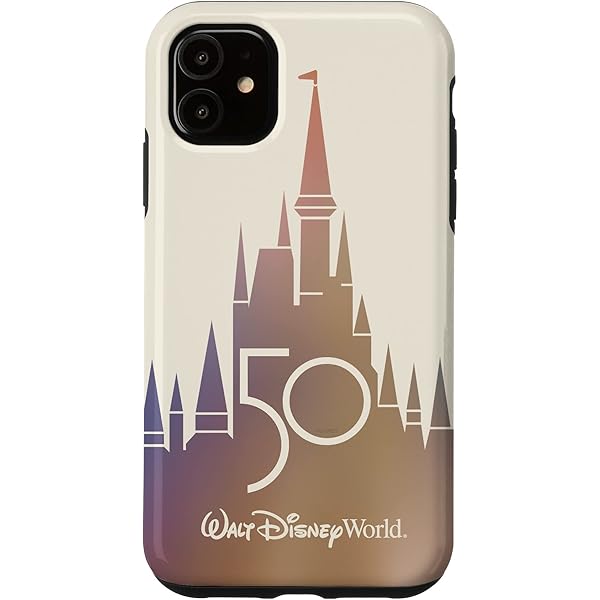 Amazon Com Iphone 11 Walt Disney World 50th Anniversary Castle Print Case Cell Phones Accessories