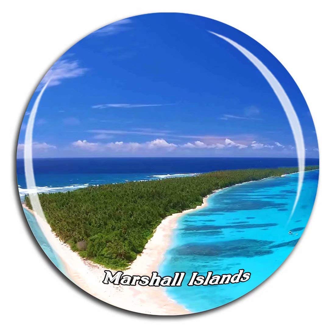 Weekino Islas Marshall Imán de Nevera 3D de Cristal de Turismo de ...