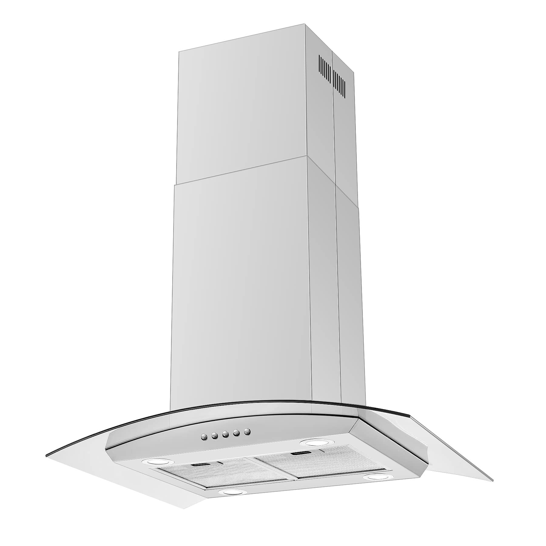 JOEAONZ 30 inch Island Range Hood Stainless Steel