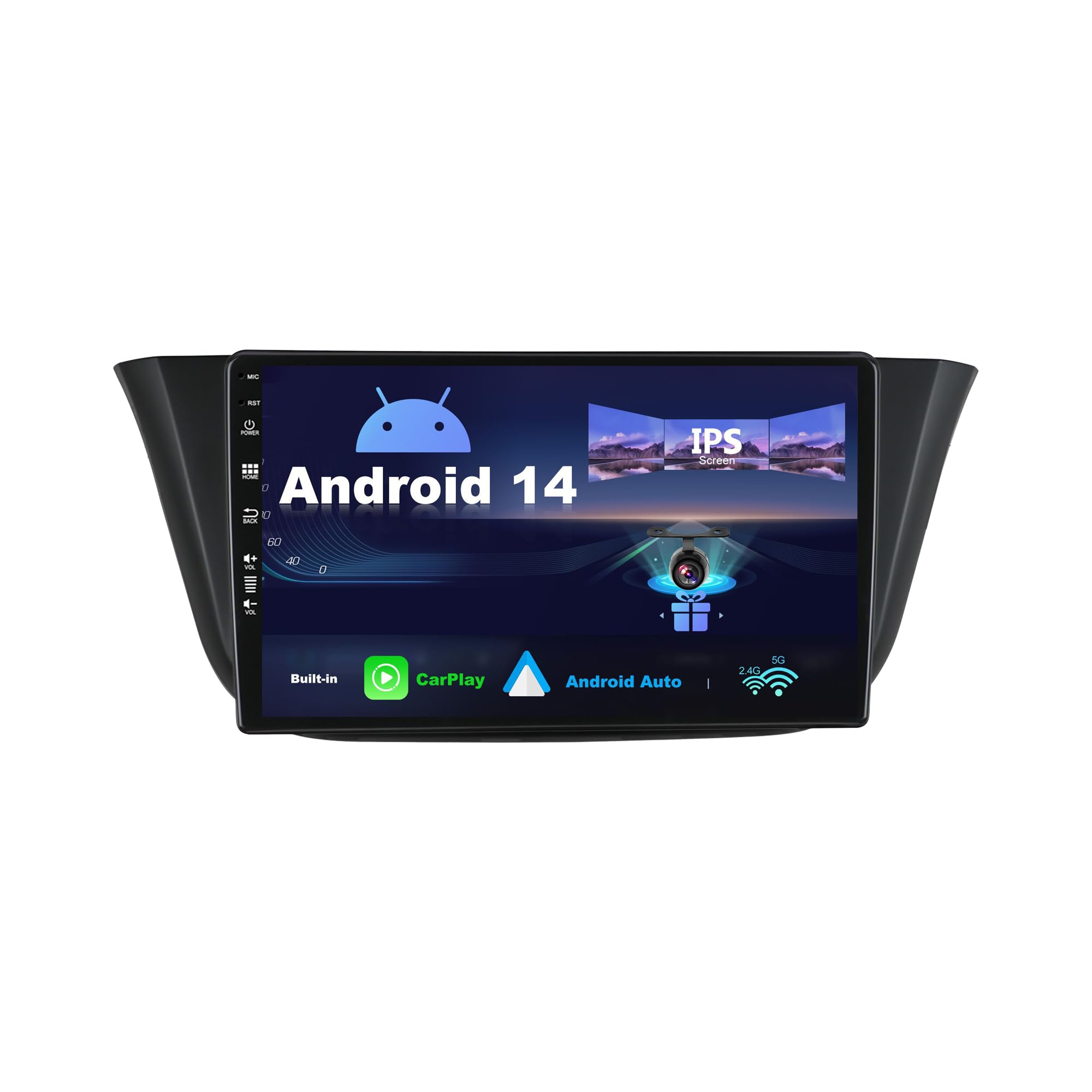 SXAUTO Android 12 IPS Car Stereo For Iveco Daily VI (2014-2021) - 2G+32G - Wireless CarPlay/Android Auto - REAR Camera Free - 9 Inch 2 Din - DAB Steering Wheel 4G WiFi Bluetooth Fast-boot