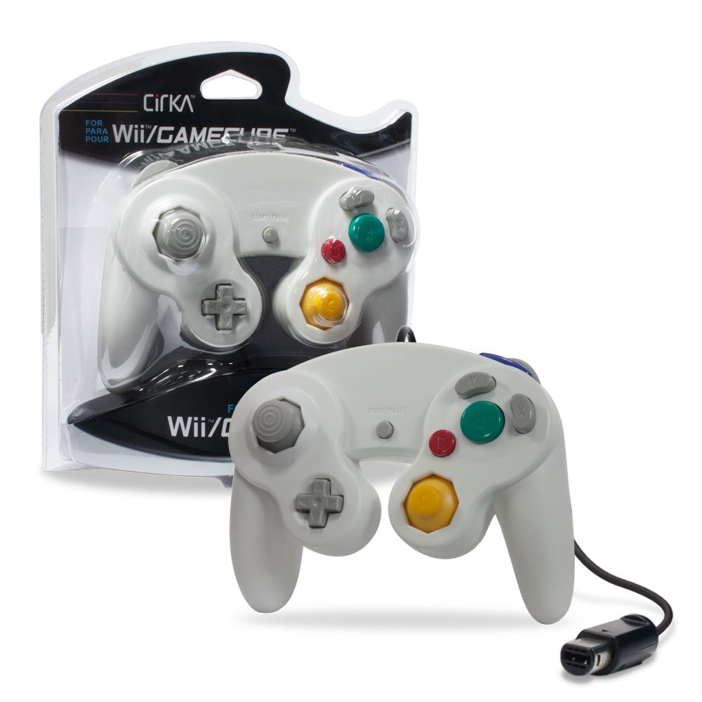 CirKa Wired Controller for GameCube/Wii (White)