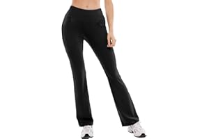 Ipletix Flare Leggings for Women-Bootcut Yoga Pants for Women High Waisted Flared Leggings Dress Pants