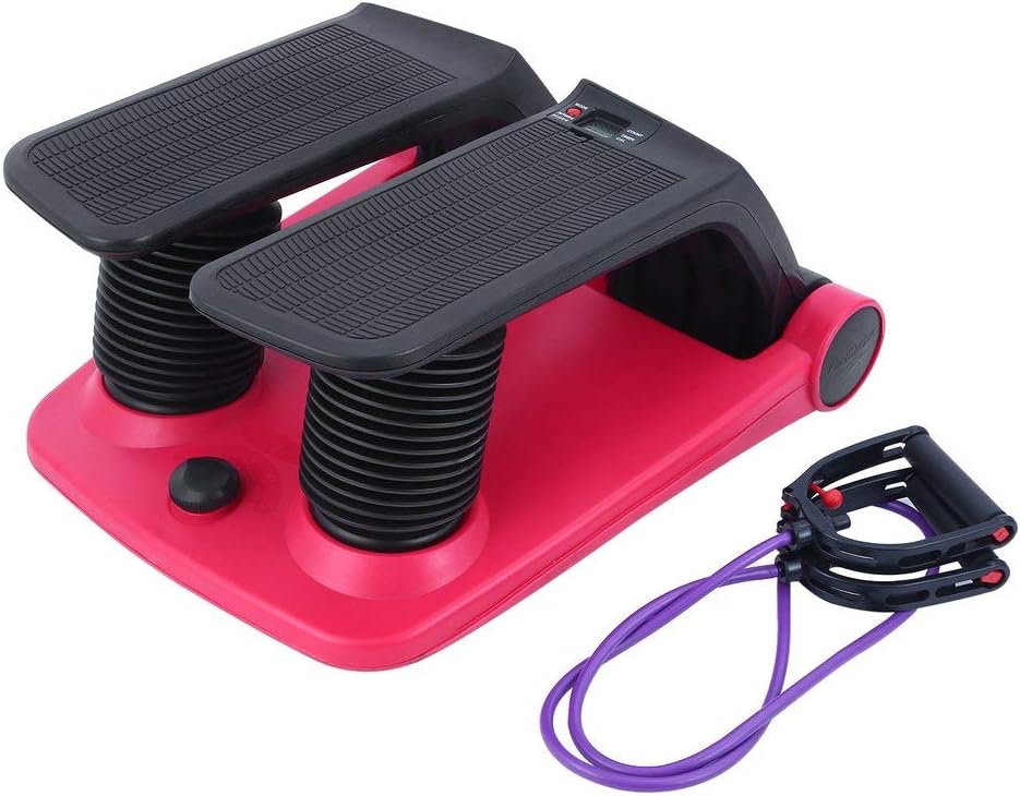 OUTAD Portable Air Stepper Climber with Bands and LCD Display for Home Workout Gym - As Seen On TV
