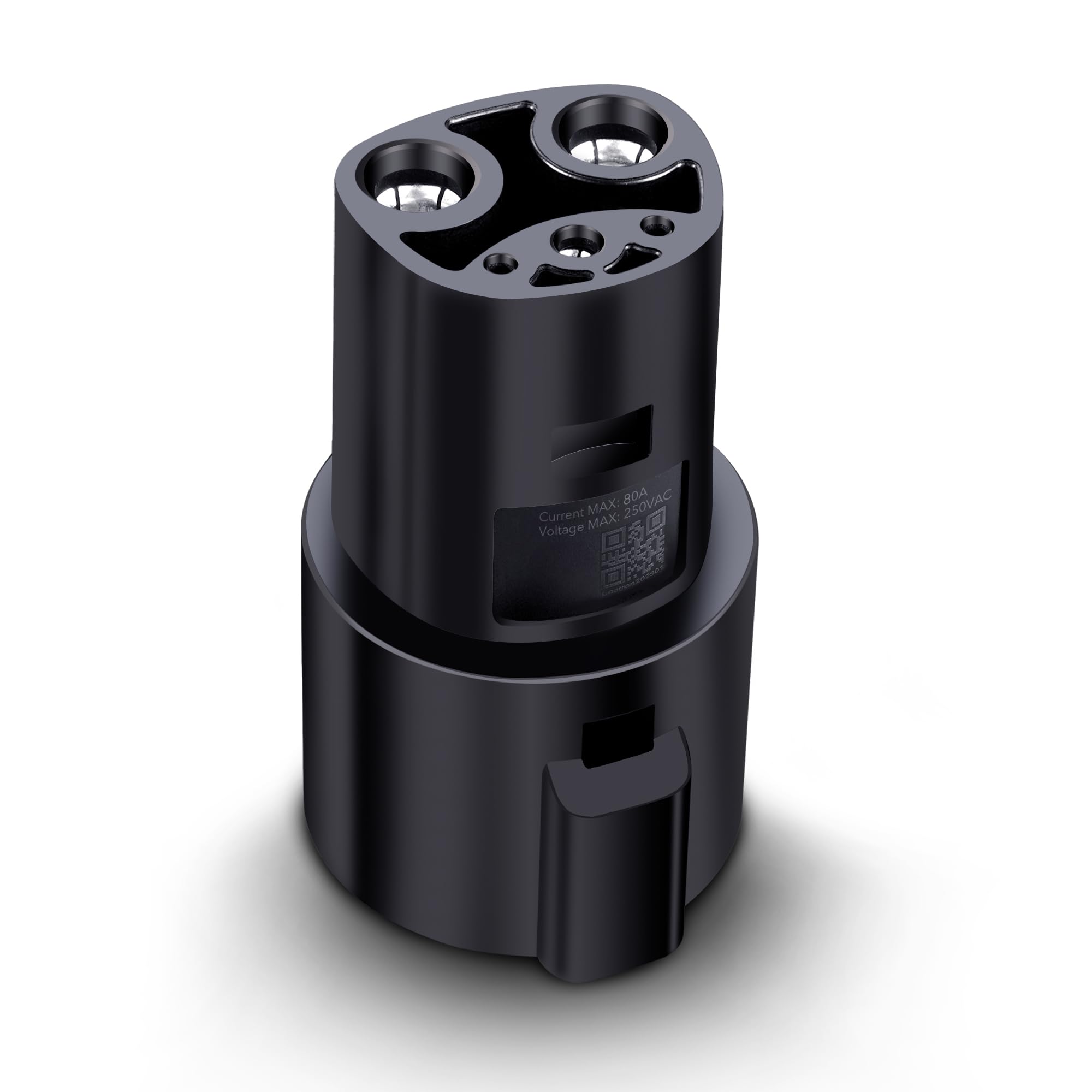 Photo 1 of Lectron J1772 to Tesla Adapter 80 Amp (250V) - EV Charging Adapter Compatible with Tesla Model S/3/X/Y/Cybertruck and All Electric Vehicles in The NACS Alliance (Black)