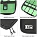 Travel Electronics Cable Organizer Bag Portable Storage Case for Hard Drive, Cords, Cables, Charger, Black-by Yblntek