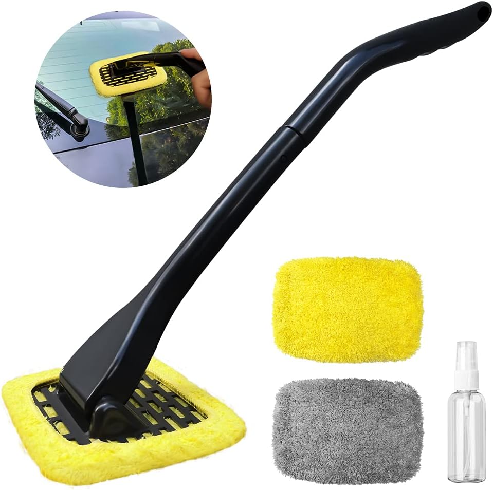 Sonrinss Car Windshield Cleaning Tool, Microfiber Windshield Cleaner
