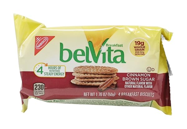 BELVITA CINNAMON BROWN SUGAR BREAKFAST BISCUITS, 1 CT, 1.76 OZ