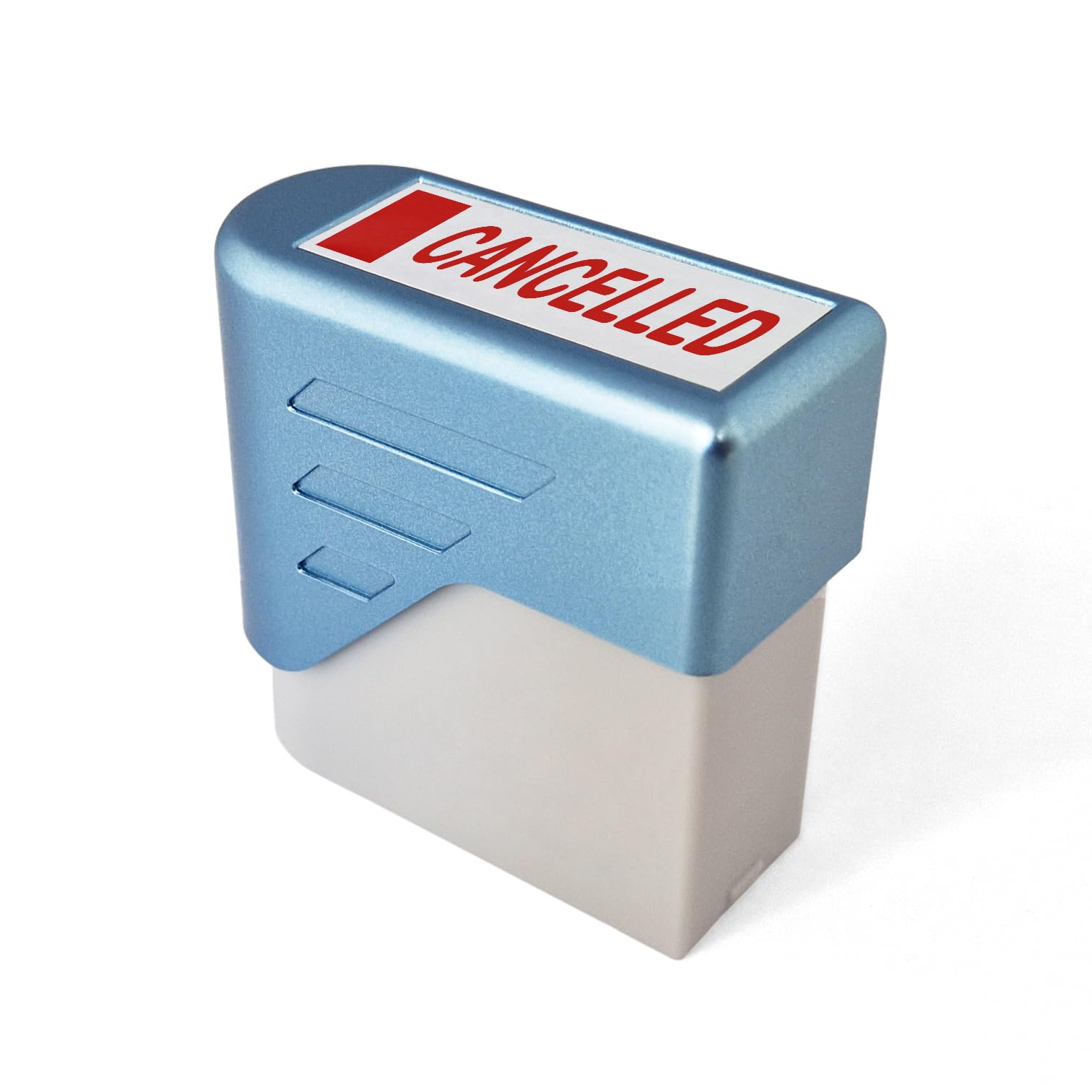 Cancelled Rubber Stamp Self Inking Bold Red Ink Text Business Office Self Stationery Inking Kit Document — image 1