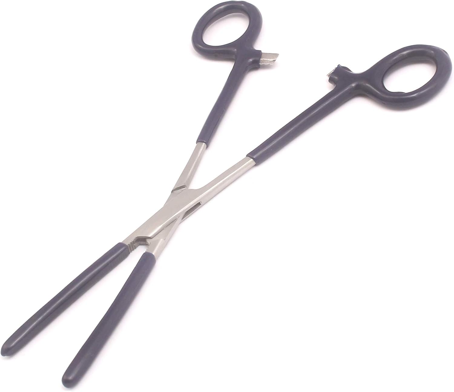 G.S Forceps Straight, Self Locking, Dip Handle & Jaw, 8in