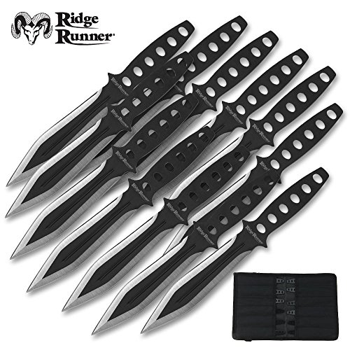 Ridge Runner 12 Piece Tornado Throwing Knives