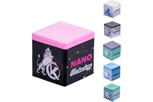 KONLLEN Pool Cue Chalk Nano Technology Billiard Chalk for Professional Tournament Dedicated Pool Chalk (Outstanding Performance, Reduce Miscue, Durable)