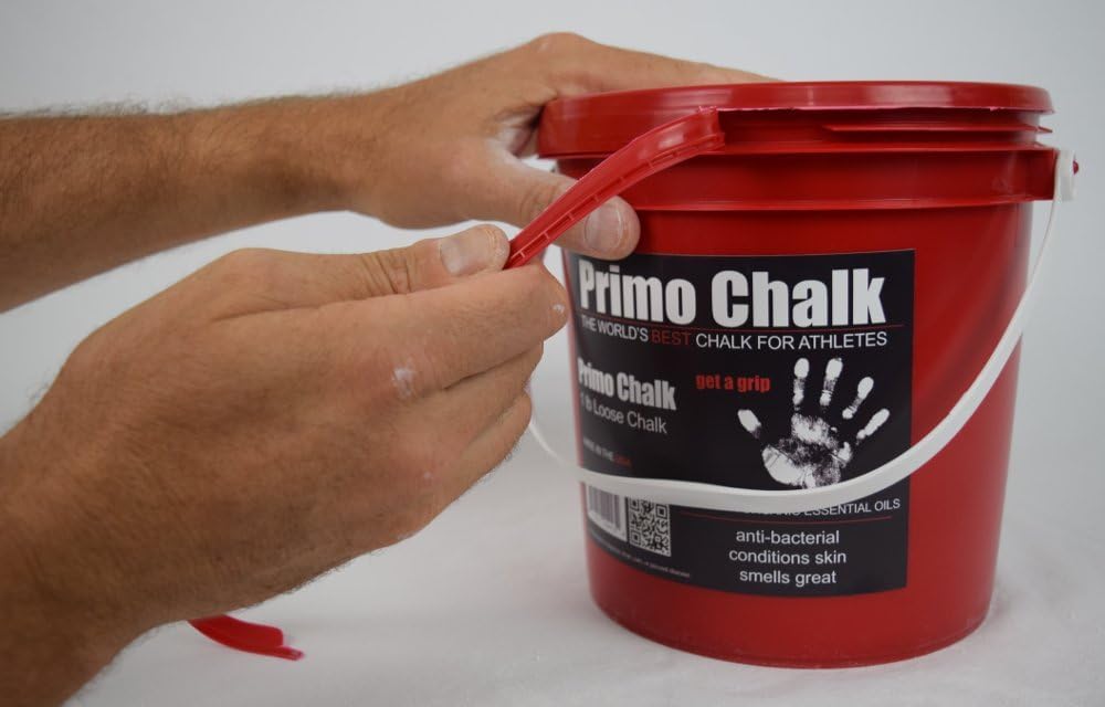 Primo Chalk Stop ruining Your Hands 1lb Bucket, The Way Climbing and Lifting Chalk Should be. Switch to Primo Gym Chalk and Experience The Difference for Yourself. : Gymnastics Chalk : Sports & Outdoors