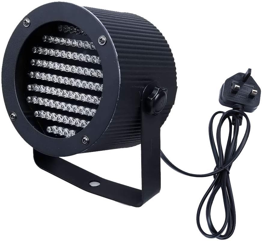 Hotrose 86 RGB LED Stage Light Par DMX-512 Lighting Strobe Party Club