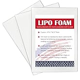 KUSMOO 3 Pack Lipo Foam Pads - Post Surgery Ab Board Liposuction Surgery Flattening Abdominal Compression Lipo Foam Sheets 8" x 11"