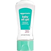 Amazon Basics Baby Oil Gel with Aloe Vera & Vitamin E, 6.5 Fl Oz (Pack of 1) (Previously Solimo)