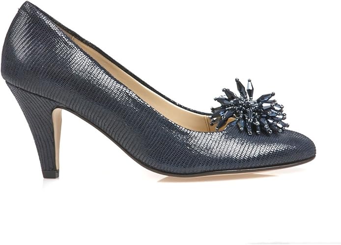 van dal navy court shoes