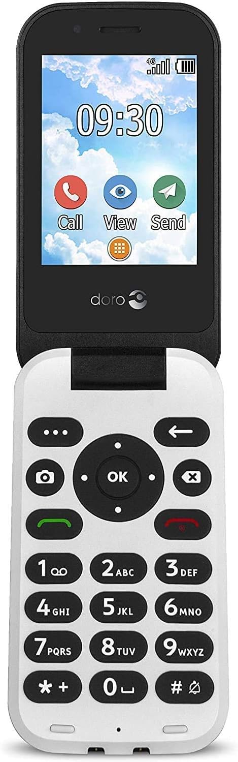 Doro 7030 Unlocked Dual SIM 4G Easy-to-Use Clamshell Mobile Phone for Seniors with WhatsApp Facebook - Image 5