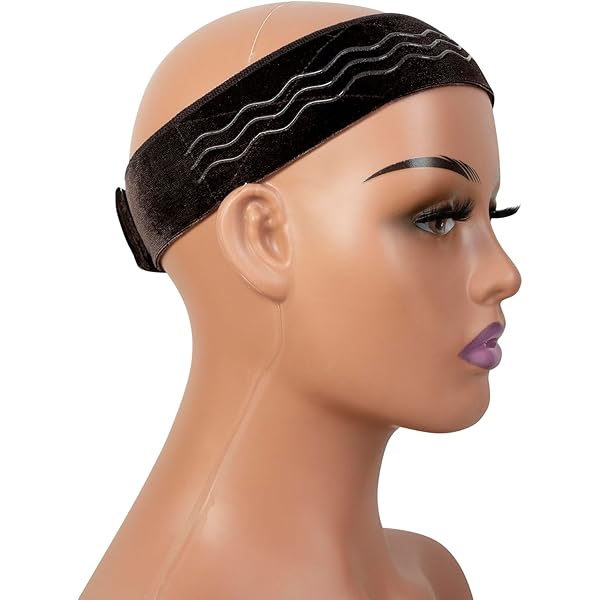 BHD Beauty Perückenband Aus Samt – Verstellbar, Beige, Hält Perücken Sicher & Bequem, Einheitsgröße