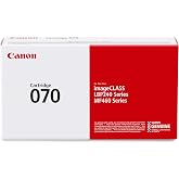 Canon Genuine 070 Black Toner Cartridge Compatible with MF465dw, MF462dw, LBP247dw, LBP246dw