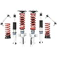 FAPO Adjustable Height Coilover Suspension Strut Lowering Kit, Mono-Tube Compatible with Mustang 5th Gen S197 2005-2014 Shock