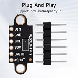 5 Pcs VL53L0X Lidar Sensor 2m Range High Precision