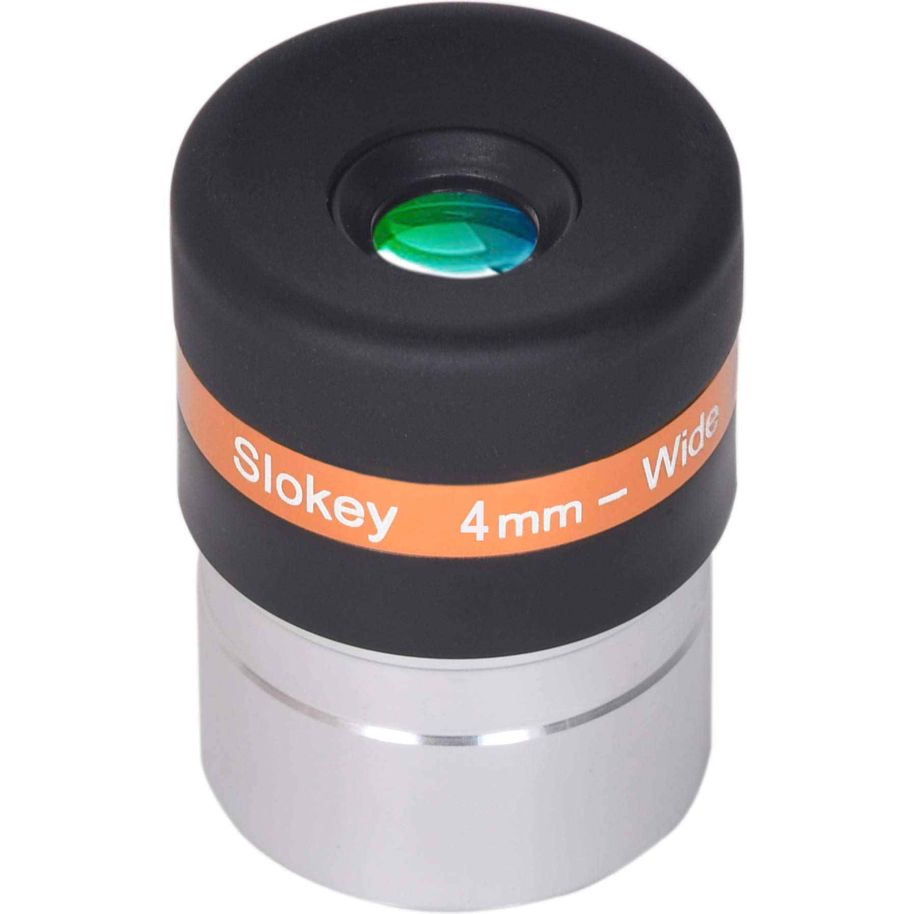 4 mm Pro Slokey Ocular Telescope - 62o HD Aspherical Lens - Wide Field of Vision and Exceptional Optical Quality for a Quiet, Bright Image - Super Light, Compact and Sturdy (1.25")