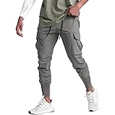 Surenow Mens Running Jogger Pants Workout Athletic Sweatpants Lightweight Thin Quick Dry Tapered Hiking Pants Sports Pants