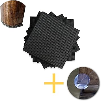 12pcs Diy Furniture Pads Non Slip 3 4 With 4pcs Corner