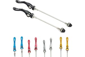PLATT Bike Wheel Skewers Quick Release Wheel Hub Front and Rear Skewers QR 140/175 mm,one Pair, for MTB/Road/Mountain Bicycle