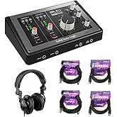 Solid State Logic SSL 2+ MKII - 2x4 USB Audio Interface Bundle with Polsen HPC-A30 Closed-Back Studio Monitor Headphones, 2x Kellards XLR-P20T Pro 20' XLR Cable and 2x MID-P10T Pro MIDI Cable 10'