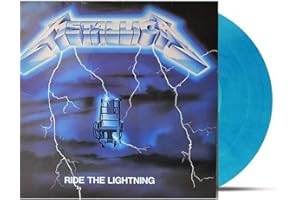 BLACKENED RECORDINGS. Ride The Lightning - Exclusive Limited Edition Electric Blue Colored Vinyl LP