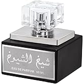Lattafa Sheikh Al Shuyukh Black Eau de Parfum Spray for Unisex, 1.7 Ounce
